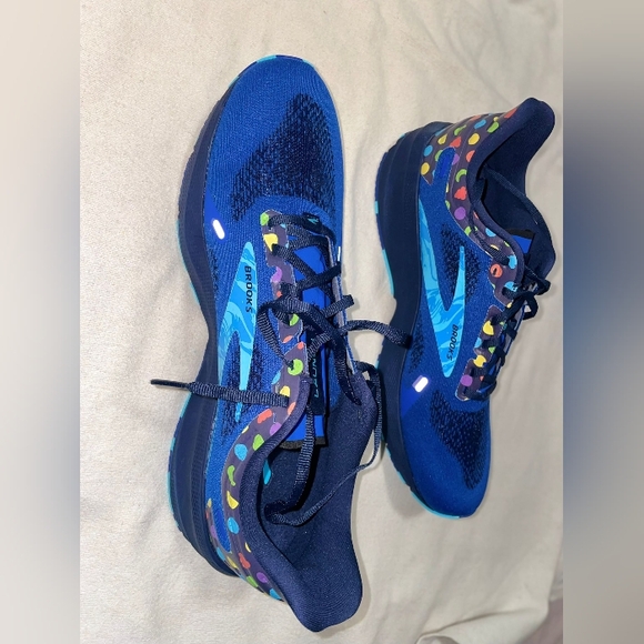 NEW Brooks Launch 9 REFLECTIVE (B) men’s Sz 13 Running Shoes Sneakers Multicolor - Picture 7 of 14